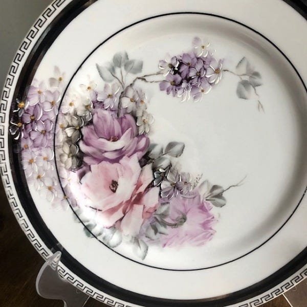 Prato Decorativo Pintado A Mão 21,5cm - P47 - 2
