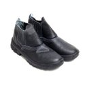 Ver imagem 3 de Botina Bota de Segurança de Couro Epi Com Elástico Sem Bico Preta - 40