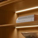 Ver imagem 5 de Rack para TV até 75 Polegadas com LED 2 Portas e Nichos Multimóveis Crcol-RCK041 Madeirado/Off