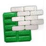 Formas De Gesso 3d/cimento Abs Tijolinho - rustico 17 X 6 - 1