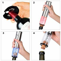 Abridor Vinho Saca Rolha Elétrico Bateria Recarregável Lorben - 4