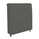 Ver imagem 3 de Cabeceira Dama 1,95 Cm Cama Box king Size Suede Grafite