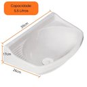 Ver imagem 2 de Lavatorio Plastico Pequeno Metasul Branco