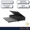 Ver imagem 6 de Cama Solteiro Box Baú com Pistão Cama Auxiliar Monte Carlo Quarto Moderno
