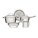 Ver imagem 1 de Jogo de Panelas Tramontina Allegra em Aço Inox com Fundo Triplo 5 Peças Tramontina