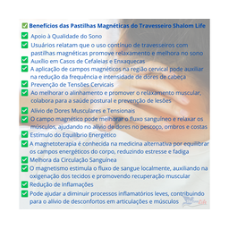 Travesseiro para Ronco Terapêutico Postura Dor Cervical Apneia do Sono Magnético Infravermelho Longo - 6