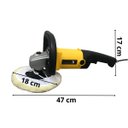 Ver imagem 2 de Politriz Automotiva Angular Profissional 7 Pol 1600w Máquina Polimento Polir 110v Importway Iwpoa