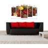 Quadro Decorativo Paisagem Pimenta 5 Peças Para Sala - 2