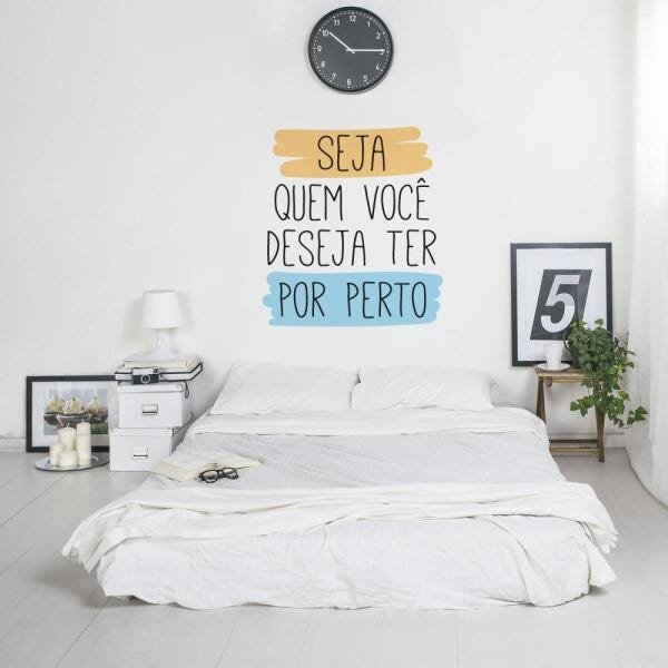Adesivo de Parede Frases Seja quem Você Deseja - 1
