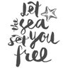 Adesivo de Parede Let The Sea Set You Free - 2