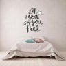 Adesivo de Parede Let The Sea Set You Free - 1