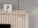 Ver imagem 5 de Estante Home Ripado Absoluto para Tv até 65 Polegadas -2 Portas e Nicho com Leds -rodizio -carmolar: