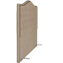 Ver imagem 5 de Cabeceira Cama Box Casal 140 cm P05 Grécia Veludo Bege - Lyam Decor