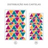 Kit Adesivos de Parede Triâgulos Coloridos-G - 2