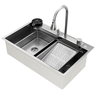 Cuba para Cozinha Gourmet Miami Cascata Aço Inox 304 Goldenx - 6