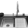 Cuba para Cozinha Gourmet Miami Cascata Aço Inox 304 Goldenx - 10