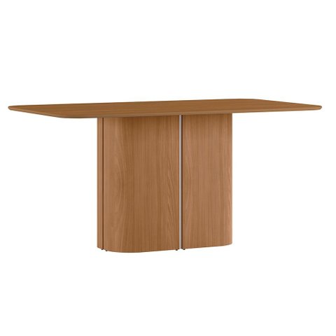 Mesa de Jantar 6 Lugares Retangular 160cm Verbena N01 Ypê - Lyam Decor