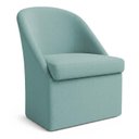 Ver imagem 2 de Kit 6 Poltronas Decorativas Malli Boucle - Pallazio Cor:Azul Turquesa