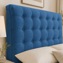 Ver imagem 3 de Cabeceira Ana Estofada Suede p/ Cama Box Casal King 195cm Quarto