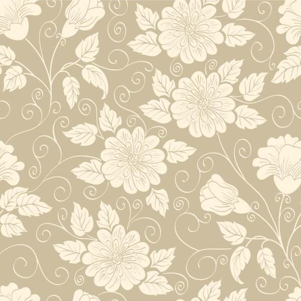 Papel de Parede Adesivo Floral Vintage - 45x250 cm - 3