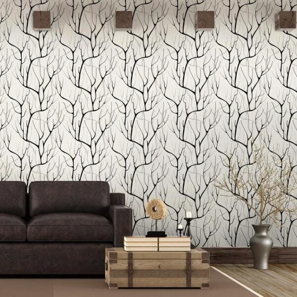 Papel de Parede Adesivo Galhos - 45x150 cm - 2