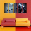 Ver imagem 2 de Quadro Decorativo Destiny Games Jogos Quartos Salas Interiores Mosaico 5 Peças Com Moldura