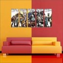Ver imagem 4 de Quadro Decorativo Overwatch Games Jogos Quartos Salas Interiores Mosaico 5 Peças Com Moldura