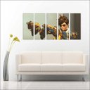 Ver imagem 4 de Quadro Decorativo Overwatch Games Jogos Quartos Salas Interiores Mosaico 5 Peças Com Moldura