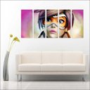 Ver imagem 3 de Quadro Decorativo Overwatch Games Jogos Quartos Salas Interiores Mosaico 5 Peças Com Moldura