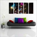 Ver imagem 3 de Quadro Decorativo Overwatch Games Jogos Quartos Salas Interiores Mosaico 5 Peças Com Moldura