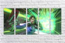 Ver imagem 4 de Quadro Decorativo Overwatch Games Jogos Quartos Salas Interiores Mosaico 5 Peças Com Moldura