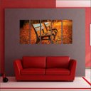 Ver imagem 4 de Quadro Decorativo Banco Árvore Natureza Paisagens Salas Interiores Com Moldura Decorações