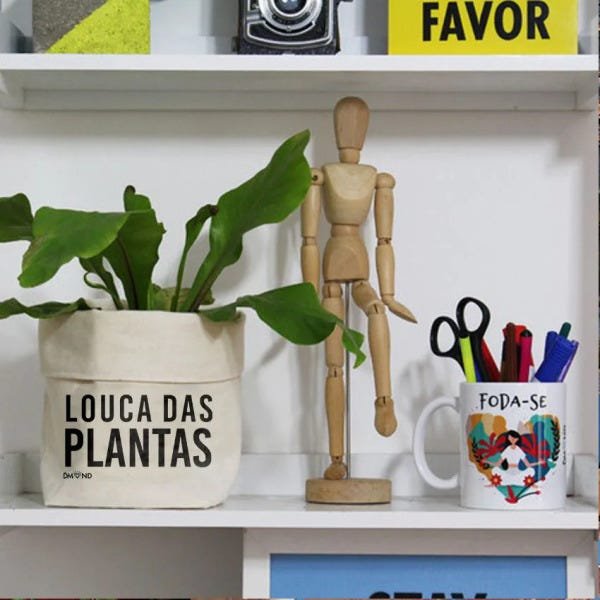 Cachepot LOUCA DAS PLANTAS - 1