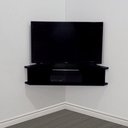 Ver imagem 5 de Rack Suspenso para Tv de até 39” Aparador Bancada Estante de Canto Preto