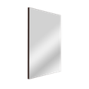 Ver imagem 1 de Espelho Retangular 60x90cm Moldura em Couro Café Lyo