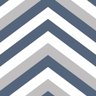 Papel de Parede Adesivo Chevron Azul e Cinza - 45x300 cm - 3