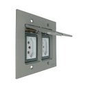 Ver imagem 1 de Tomada Dupla Tampa Piso Alumínio 4x2 Tramontina Módulo Liz