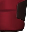 Ver imagem 5 de Kit 2 Poltronas Organica Beatriz Veludo Vermelho C/ Composê Corano Marrom - Lm Decor