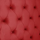 Ver imagem 3 de Cabeceira de Cama Box Viúva 128 Cm Dunas Casavezi Suede Veludo Vermelho