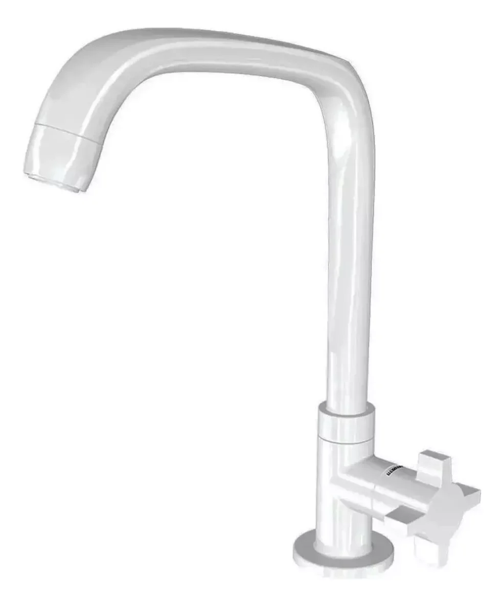 Ver imagem 1 de Torneira Lavatório Bancada Fitt 1194 F64 Branca Lorenzetti