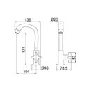 Ver imagem 3 de Torneira Lavatório Bancada Fitt 1194 F64 Branca Lorenzetti