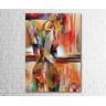 Quadro Decorativo Nu Artístico Colorido 1 peça - 1