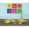 Kit 6 Quadros Infantil Patrulha Canina Logo Personagens Desenho - 2