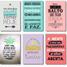 Kit 6 Quadrinhos Frases e Mensagens - 1