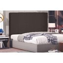 Ver imagem 3 de Cabeceira King 1,95m Ravenna Suede Marrom Café