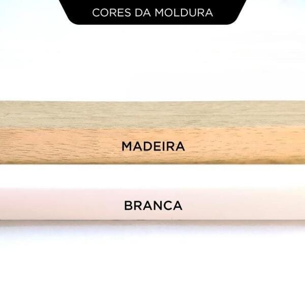 Kit Infantil 2 Quadros Mãezinha do Céu-30x30-Branca - 3