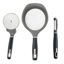 Ver imagem 1 de Conjunto Tramontina Utensilios Descascador Peneira Cortador