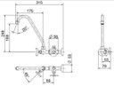Ver imagem 2 de Torneira Cozinha de Parede com Saída para Filtro Nova Pertutti Cromado Docol