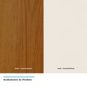 Ver imagem 4 de Guarda Roupa Solteiro 4 Portas com Espelho e Pés Gênova Luciane Móveis