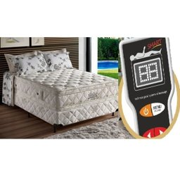 Colchão Queen Shalom Life 21 Massagem Infravermelho Magnético Terapêutico Energia Quântica Sleep Dor - 3